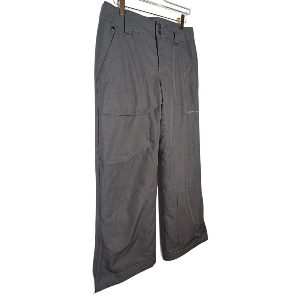 Obermeyer Ski Pants Youth Teen Size L 14/16 Extended Wear System Gray